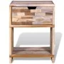 Mesita de noche con cajón madera de teca reciclada de vidaXL, Mesitas de noche - Ref: Foro24-241715, Precio: 94,67 €, Descuen...