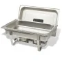 Set calentador de comida para buffet 3 piezas acero inoxidable de vidaXL, Escalfadores - Ref: Foro24-50529, Precio: 171,93 €,...