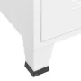 Industrielles TV-Möbel aus weißem Metall 105x35x42 cm von vidaXL, TV-Möbel - Ref: Foro24-339619, Preis: 75,58 €, Rabatt: %
