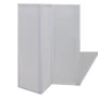 Duschwand mit 3 klappbaren Paneelen, 141 x 130 cm von vidaXL, Duschtüren - Ref: Foro24-140785, Preis: 136,85 €, Rabatt: %