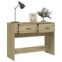 Oak Sonoma plywood console table 100x39x75 cm by vidaXL, Tables - Ref: Foro24-816779, Price: 66,38 €, Discount: %