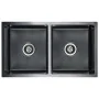 Fregadero de cocina hecho a mano acero inoxidable negro de vidaXL, Fregaderos - Ref: Foro24-145085, Precio: 178,77 €, Descuen...