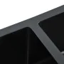 Fregadero de cocina hecho a mano acero inoxidable negro de vidaXL, Fregaderos - Ref: Foro24-145085, Precio: 178,77 €, Descuen...