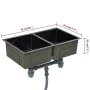 Handgefertigte Küchenspüle aus schwarzem Edelstahl von vidaXL, Sinkt - Ref: Foro24-145085, Preis: 178,77 €, Rabatt: %