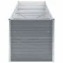 Arriate de jardín de acero galvanizado gris 320x80x77 cm de vidaXL, Maceteros y jardineras - Ref: Foro24-44844, Precio: 116,4...