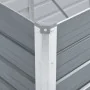 Gray galvanized steel garden bed 320x80x77 cm by vidaXL, Pots and planters - Ref: Foro24-44844, Price: 116,45 €, Discount: %