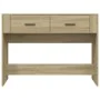Mesa consola madera contrachapada roble Sonoma 100x39x75 cm de vidaXL, Mesas - Ref: Foro24-816779, Precio: 66,38 €, Descuento: %