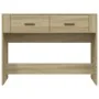 Oak Sonoma plywood console table 100x39x75 cm by vidaXL, Tables - Ref: Foro24-816779, Price: 66,38 €, Discount: %