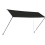 Toldo retráctil con LED gris antracita 400x150 cm de vidaXL, Toldos - Ref: Foro24-145920, Precio: 73,19 €, Descuento: %
