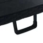 Mesa de jardín plegable imitación ratán HDPE negro 180x75x72 cm de vidaXL, Mesas de jardín - Ref: Foro24-48831, Precio: 100,7...