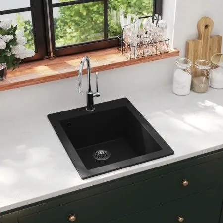 Black Granite Countertop Sink by vidaXL, Sinks - Ref: Foro24-141672, Price: 137,50 €, Discount: %