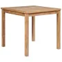 Mesa de jardín de madera maciza de teca 80x80x77 cm de vidaXL, Mesas de jardín - Ref: Foro24-44996, Precio: 237,51 €, Descuen...