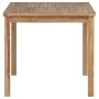 Mesa de jardín de madera maciza de teca 80x80x77 cm de vidaXL, Mesas de jardín - Ref: Foro24-44996, Precio: 237,51 €, Descuen...