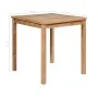 Mesa de jardín de madera maciza de teca 80x80x77 cm de vidaXL, Mesas de jardín - Ref: Foro24-44996, Precio: 237,51 €, Descuen...