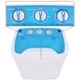 Mini lavadora con 2 tambores 5,6 kg de vidaXL, Lavadoras - Ref: Foro24-50549, Precio: 181,19 €, Descuento: %