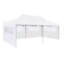 Faltbare Partyzelt-Seitenwände aus weißem Stahl 3x6 m von vidaXL, Zelte und Pavillons - Ref: Foro24-48863, Preis: 190,70 €, R...