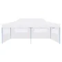 Faltbare Partyzelt-Seitenwände aus weißem Stahl 3x6 m von vidaXL, Zelte und Pavillons - Ref: Foro24-48863, Preis: 190,70 €, R...