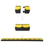 Rampas protectoras de cables 4 uds 2 canales goma 101,5 cm de vidaXL, Señales de carretera y tráfico - Ref: Foro24-142835, Pr...