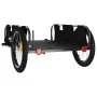 Remolque para bicicletas hierro y tela Oxford negro de vidaXL, Remolques para bicicletas - Ref: Foro24-94178, Precio: 94,26 €...