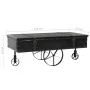 Mesa de centro de madera MDF y abeto 110x55x43 cm de vidaXL, Mesas de centro - Ref: Foro24-245761, Precio: 151,89 €, Descuent...
