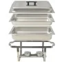 Set calentador de comida para buffet 2 piezas acero inoxidable de vidaXL, Escalfadores - Ref: Foro24-50528, Precio: 121,41 €,...
