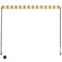 Toldo retráctil con LED amarillo y blanco 150x150 cm de vidaXL, Toldos - Ref: Foro24-145908, Precio: 42,41 €, Descuento: %
