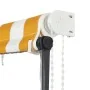 Toldo retráctil con LED amarillo y blanco 150x150 cm de vidaXL, Toldos - Ref: Foro24-145908, Precio: 42,41 €, Descuento: %
