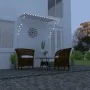 Toldo retráctil con LED color crema 250x150 cm de vidaXL, Toldos - Ref: Foro24-145924, Precio: 43,75 €, Descuento: %