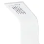 Columna panel de ducha aluminio blanco 20x44x130 cm de vidaXL, Boquillas de chorro para bañeras y duchas - Ref: Foro24-142995...