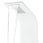 Columna panel de ducha aluminio blanco 20x44x130 cm de vidaXL, Boquillas de chorro para bañeras y duchas - Ref: Foro24-142995...