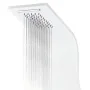 Columna panel de ducha aluminio blanco 20x44x130 cm de vidaXL, Boquillas de chorro para bañeras y duchas - Ref: Foro24-142995...