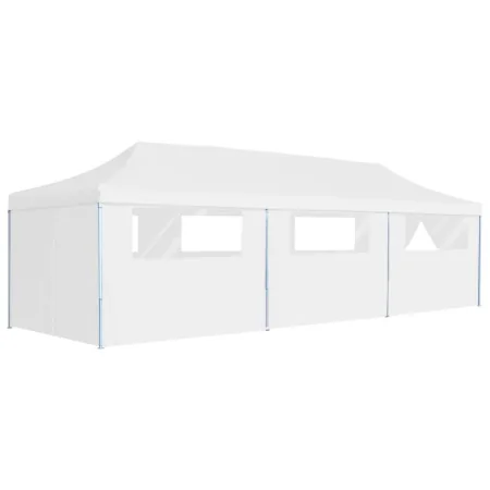 Carpa de fiestas pop-up plegable con 8 paredes blanco 3x9 m de vidaXL, Carpas y cenadores - Ref: Foro24-48874, Precio: 377,99...