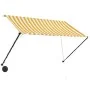 Toldo retráctil con LED amarillo y blanco 250x150 cm de vidaXL, Toldos - Ref: Foro24-145910, Precio: 53,34 €, Descuento: %