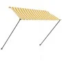 Toldo retráctil con LED amarillo y blanco 250x150 cm de vidaXL, Toldos - Ref: Foro24-145910, Precio: 53,34 €, Descuento: %