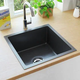 Handmade kitchen sink black stainless steel by vidaXL, Sinks - Ref: Foro24-145083, Price: 129,18 €, Discount: %