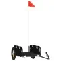 Bicycle cargo trailer iron and black Oxford cloth by vidaXL, Bicycle trailers - Ref: Foro24-94164, Price: 78,67 €, Discount: %