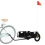 Bicycle cargo trailer iron and black Oxford cloth by vidaXL, Bicycle trailers - Ref: Foro24-94164, Price: 78,67 €, Discount: %