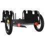 Bicycle cargo trailer iron and black Oxford cloth by vidaXL, Bicycle trailers - Ref: Foro24-94164, Price: 78,67 €, Discount: %