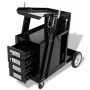 Welding cart with 4 black drawers by vidaXL, Tool cabinets - Ref: Foro24-142363, Price: 115,14 €, Discount: %