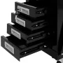 Welding cart with 4 black drawers by vidaXL, Tool cabinets - Ref: Foro24-142363, Price: 115,14 €, Discount: %