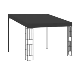 Cenador con montaje en la pared tela gris antracita 3x3 m de vidaXL, Carpas y cenadores - Ref: Foro24-47990, Precio: 238,01 €...