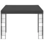 Cenador con montaje en la pared tela gris antracita 3x3 m de vidaXL, Carpas y cenadores - Ref: Foro24-47990, Precio: 238,01 €...