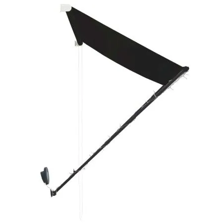Toldo retráctil con LED gris antracita 150x150 cm de vidaXL, Toldos - Ref: Foro24-145915, Precio: 40,31 €, Descuento: %