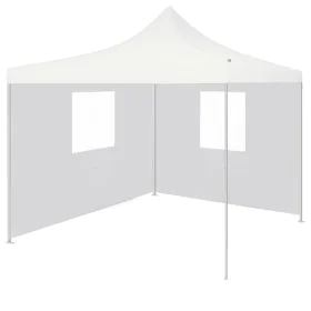 Carpa plegable profesional con 2 paredes acero blanco 2x2 m de vidaXL, Carpas y cenadores - Ref: Foro24-48887, Precio: 106,13...