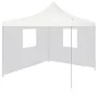 Carpa plegable profesional con 2 paredes acero blanco 2x2 m de vidaXL, Carpas y cenadores - Ref: Foro24-48887, Precio: 106,13...