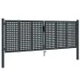 Puerta de jardín acero gris antracita 300x125 cm de vidaXL, Puertas de jardín - Ref: Foro24-154565, Precio: 372,86 €, Descuen...