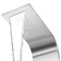 Sistema de panel de ducha acero inoxidable curvo de vidaXL, Boquillas de chorro para bañeras y duchas - Ref: Foro24-142370, P...