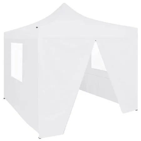 Carpa plegable profesional con 4 paredes acero blanco 2x2 m de vidaXL, Carpas y cenadores - Ref: Foro24-48888, Precio: 122,49...