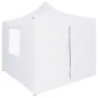 Carpa plegable profesional con 4 paredes acero blanco 2x2 m de vidaXL, Carpas y cenadores - Ref: Foro24-48888, Precio: 122,49...