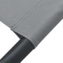 Tumbona de exterior con dosel y almohada gris de vidaXL, Tumbonas - Ref: Foro24-48079, Precio: 86,21 €, Descuento: %